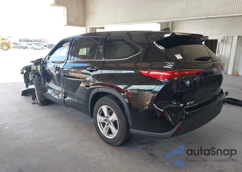 2022 Toyota Highlander L z USA, uszkodzony, nr VIN 5TDCZRAH5NS132283